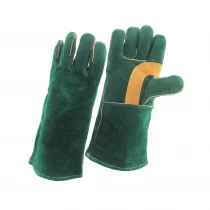 China China leather soldering gloves factory, genuine leather solder\'s gloves manufacturer, true leather welder gloves supplier,for Tig/Mig manufacturer