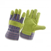 China China cow split leather palm worker glove factory, genuine leather labor glove supplier, secure glove manufacturer manufacturer