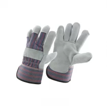China China semi leather worker glove factory, genuine leather labor glove supplier, secure glove manufacturer manufacturer