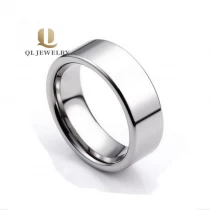 Chine Bandes de mariage de 8mm Hommes Haute Plat Tungstène en tungstène en carbure de tungstène fabricant