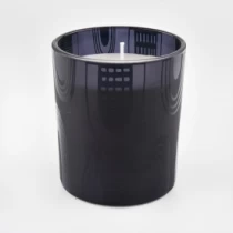 Kína. 12 oz gler kertastjaki svartur Framleiðandi