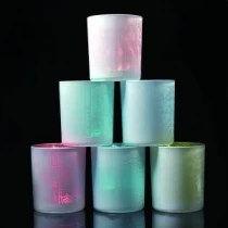 China Pote de vela de vidro de cilindro de 10oz fabricante