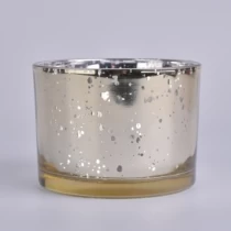 China luxury mercury glass candle vessels manufacturer