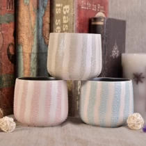China Black inside special glazed candle making holders manufacturer