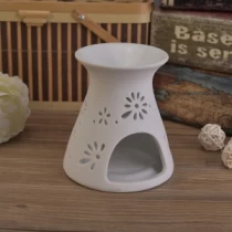 Cina Unik hellow out buatan tangan putih aroma pembakar aroma putih untuk udara segar pabrikan