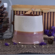Kína. Reactive glazed 14oz wax filling ceramic candle jars wholesale Framleiðandi