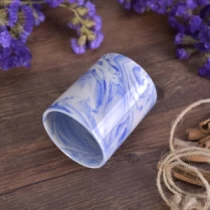 Čína domácí deco 5 oz mramorové keramické svícnky výrobce
