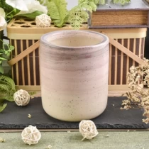 Cina Pemasok bejana lilin keramik 22oz shading glazed pabrikan