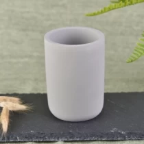China cylinder gray concrete candle jar manufacturer