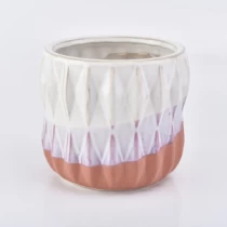 Čína Sériový bílý keramický držák svíčky pro domácí dekoraci výrobce