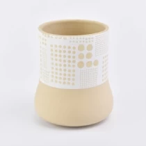 China borcan cu lumanari ceramice de design unic producător