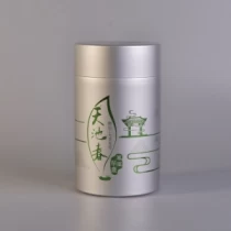 China Silber Farbe Metall Kaffee Behälter Teedosen Hersteller