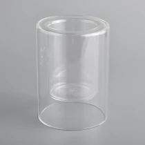 China Double-Wall 8oz Glass Jar de lux pentru comerțul cu ridicata de la sticlă însorită producător