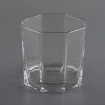 Kiina 8oz Luxury Square Glass kynttilänjalka häät irtotavarana valmistaja