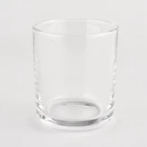 China 350ml round clear glass candle jar candle vessel wholesale manufacturer