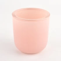 China Popular 10oz 12oz pink customized glasss candle jars for supplier manufacturer