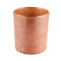 China Wholesale Custom 8oz Frosted Sanding Copper Glass Candle Jar manufacturer