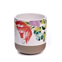 China Wholesale Porcelain Candle Jar Luxury Ceramic Candle Vessel Home Decoration manufacturer