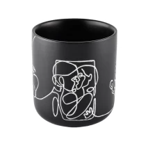 China Christmas Decoration premium glaze ceramic candle vessels manufacturer