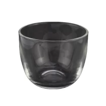 China 14oz handmade clear glass candle bowl vessels for candles manufacturer