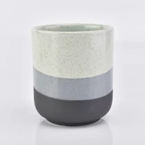 China 12oz glaze ceramic candle jar for scented candles making manufacturer