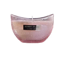 China Luxury Custom decorative glass candle jars manufacturer