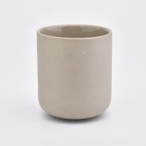 China Luxury sandy soil  400ml candle holder for candle making manufacturer