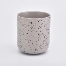 China Luxury soil color ceramic candle holder manufacturer