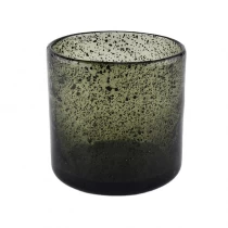 China Handmade  luxury glass candle jar manufacturer