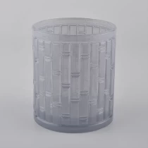 China Wholesale decorative glass candlestick candle jar manufacturer