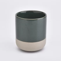 China Luxury ceramic scented soy candle jars wholesale ceramic jar manufacturer