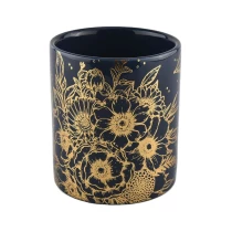 China Wholesales luxury decorative custom color ceramic candle vessels manufacturer