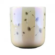 China Wholesales new porcelain custom ceramic empty candle jars for candle making manufacturer