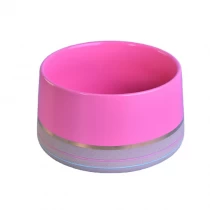 China Sunny decorative pink custom large ceramic candle holders manufacturer