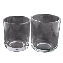 China 550ML Popular clear cylinder wholesale glass candle holder for home decoration manufacturer