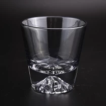 China mountain inside glass candle holders clear glass cup manufacturer