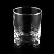 China decorative glass candle jar with lid for candle making manufacturer