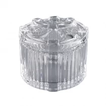 China bowknot decorated 150ml clear tealight holder small glass for candle manufacturer