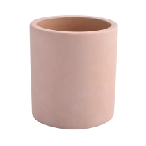 China 15oz  pink concert cylinder candle jar empty home decoration for wholesale manufacturer