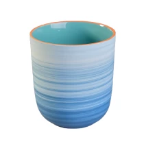 China Wholesales antique matte custom decorative ceramic candle jars manufacturer