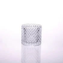 China Suppliers luxury large customized glass candle holders manufacturer