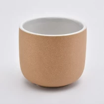 China Customized matte votive ceramic candle container manufacturer