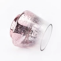 China Pink Mercury glass candle holder 8oz manufacturer