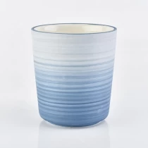 China Matte cylinder candle votive holder ceramic candle jar home decor wholesale manufacturer