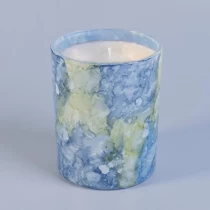 China Transfer printing glass candle holders manufacturer