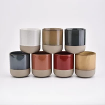 China Wholesale empty luxury ceramic  candle container manufacturer