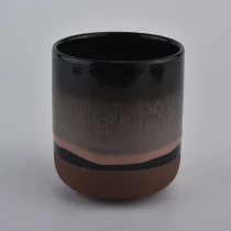 China quite popular matt ceramic empty candle holder manufacturer