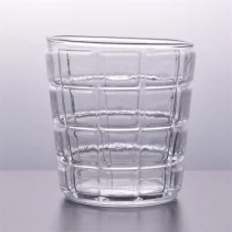 China home decorations candle vessel luxury glass container for candle making manufacturer