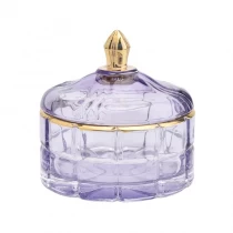China 250ML luxury  spray cylinder wholesale glass candle holder with lids manufacturer