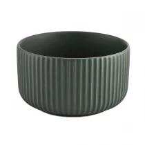 China ecofirendly custom ceramic candle jars with pattern manufacturer